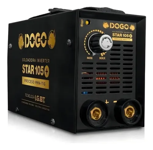 Soldadora Inverter Dogo Star-105 Negra Color Negro
