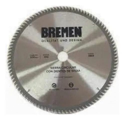 Disco Sierra Circular Bremen 300mm 100d Madera 3869