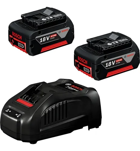 Bosch Kit Cargador Gal 1880 Cv 2 Baterías 4.0ah