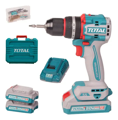 Total Taladro Percutor 20v Bl 13mm