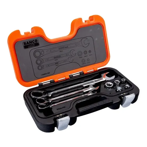 Juego Llaves Combinadas Bahco 9 Pz Crique + Pu En Foam