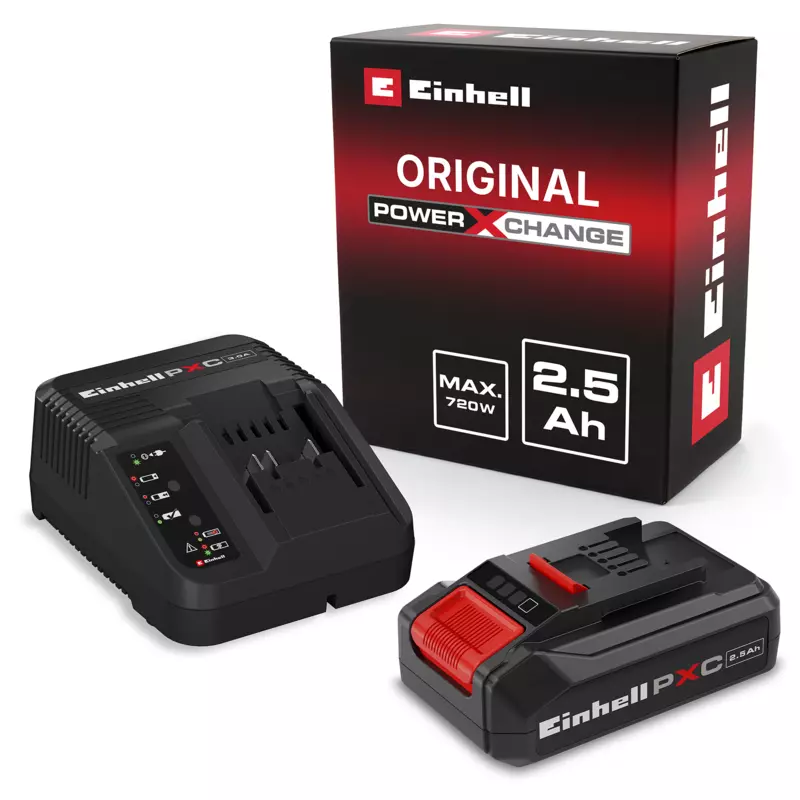 Starter Kit Power X Change Cargador + Bat 2,5ah 18v Einhell