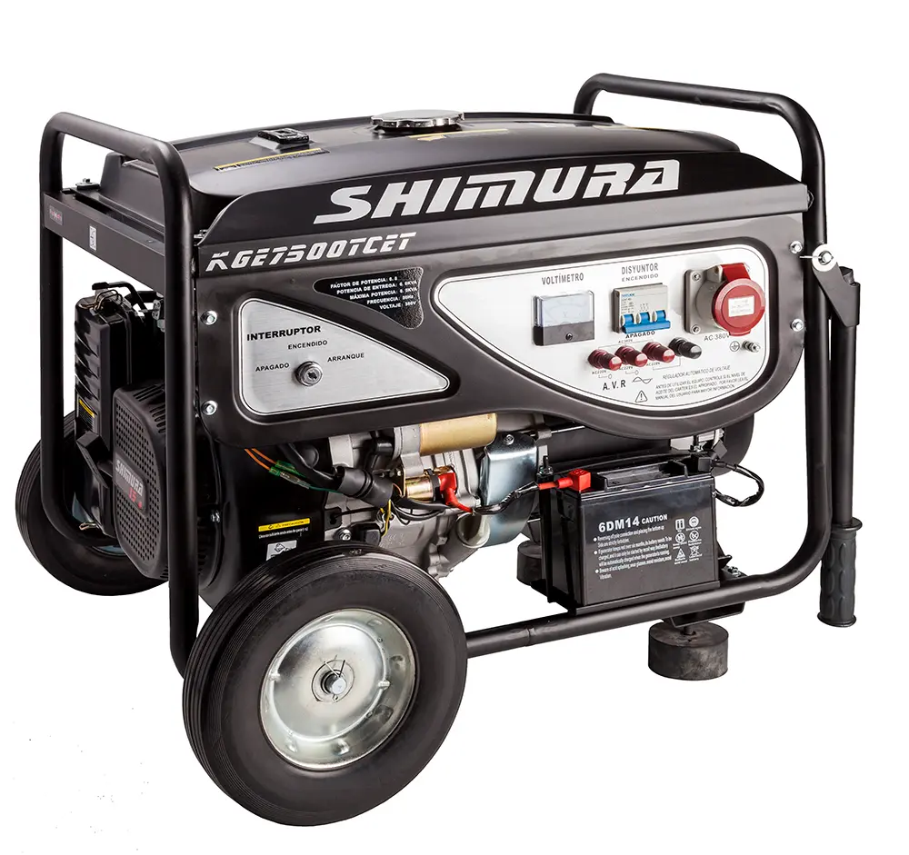 Grupo electrógeno Shimura 6.0 kW KGE7500TCET