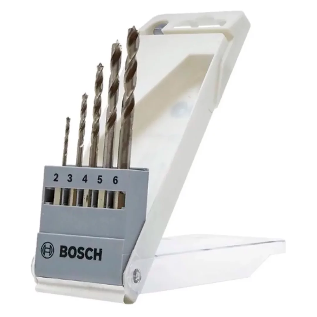 Set De Mechas Metal 2-3-4-5-6 Mm Bosch Hexagonal 2608595517